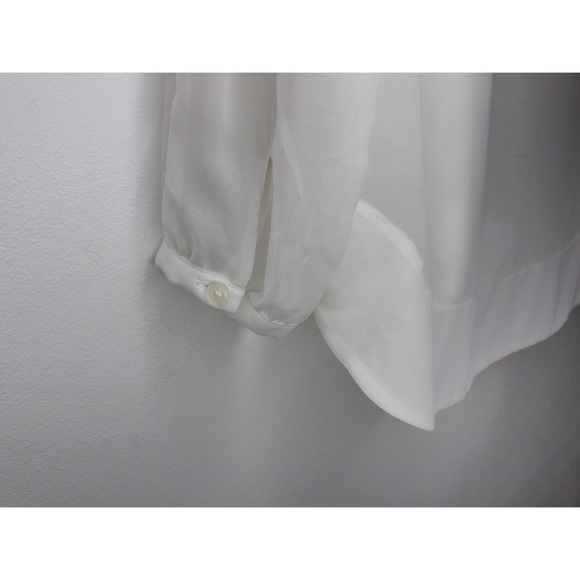 CAbi 118 Allure Sheer Sleeve Blouse Xs Preowned - Picture 5 of 9